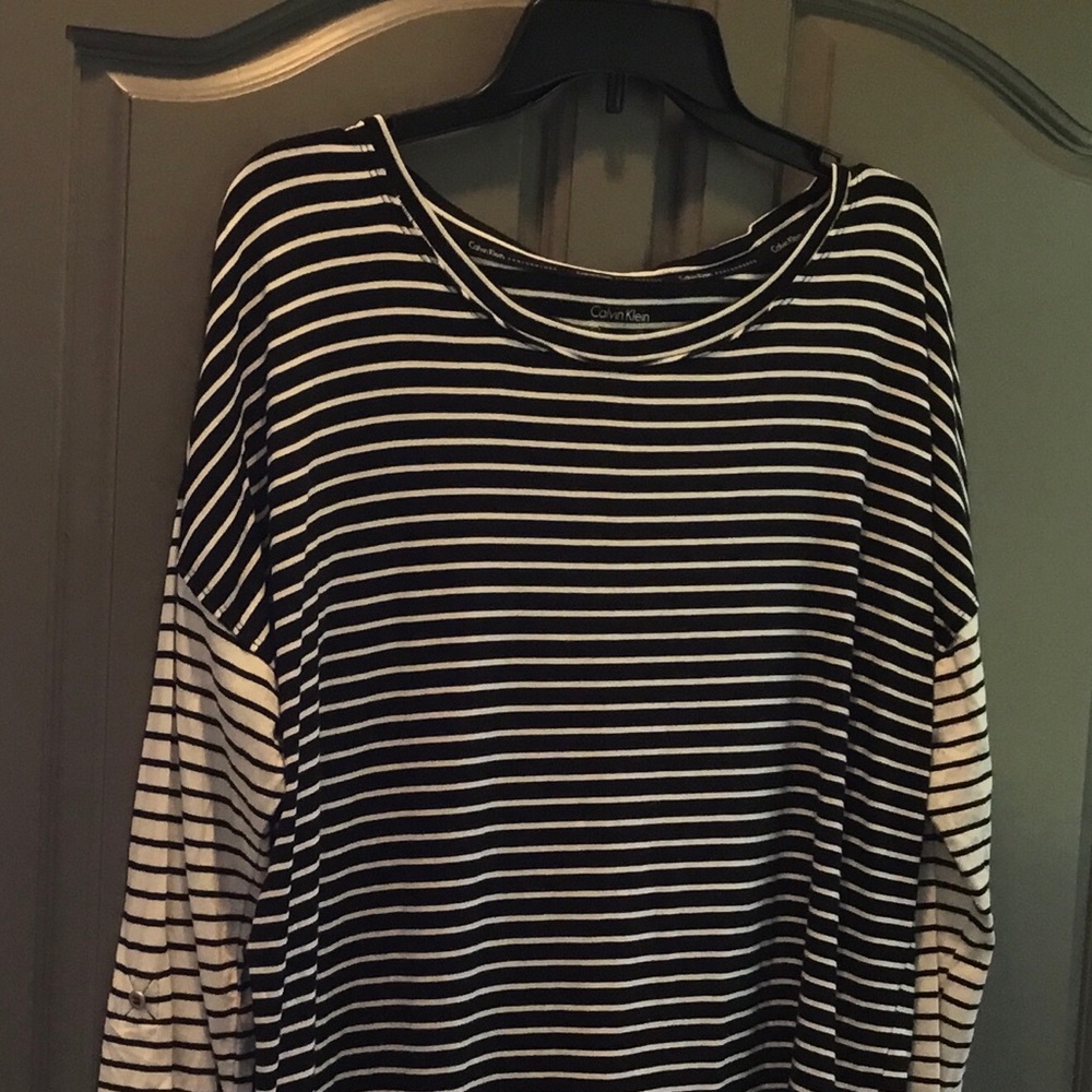 Black/White Striped Shirt